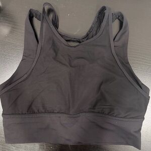 lululemon black sports bra size 10